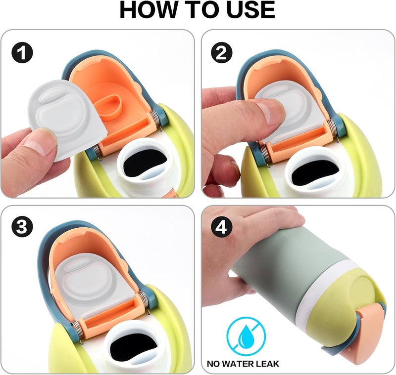 Bulbrite Rubber Seal Replacement Stopper,Silicone Cap Insert, Compatible with Owala Freesip Spout Lid-4 Pack Gasket Stopper Replacement Parts (Multi-Color) - Image 4